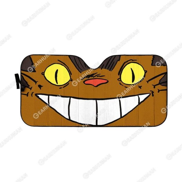 Custom Car Auto Sunshade Catbus HD-GH1581932-SS Auto Sunshade 57''x27.5'' 