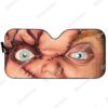 Custom Car Auto Sunshade Chucky HD-GH1581916-SS Auto Sunshade 57''x27.5''