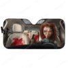 Custom Car Auto Sunshade Chucky HD-GH2081913-SS Auto Sunshade 57''x27.5''