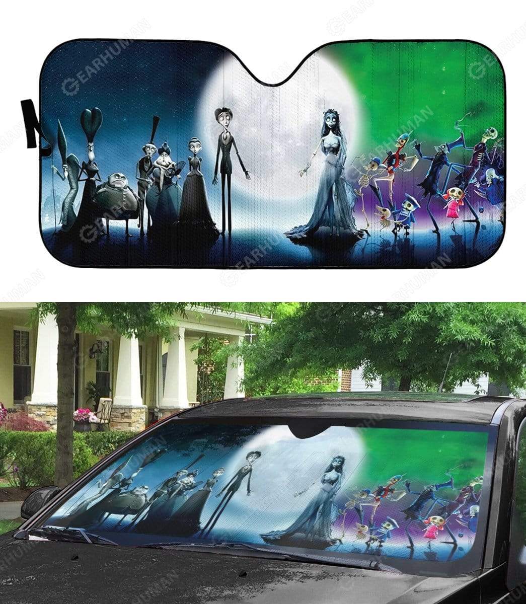 Custom Car Auto Sunshade Corpse Bride HD-DT2781903-SS Auto Sunshade