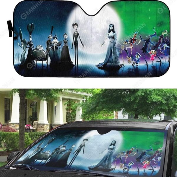 Custom Car Auto Sunshade Corpse Bride HD-DT2781903-SS Auto Sunshade