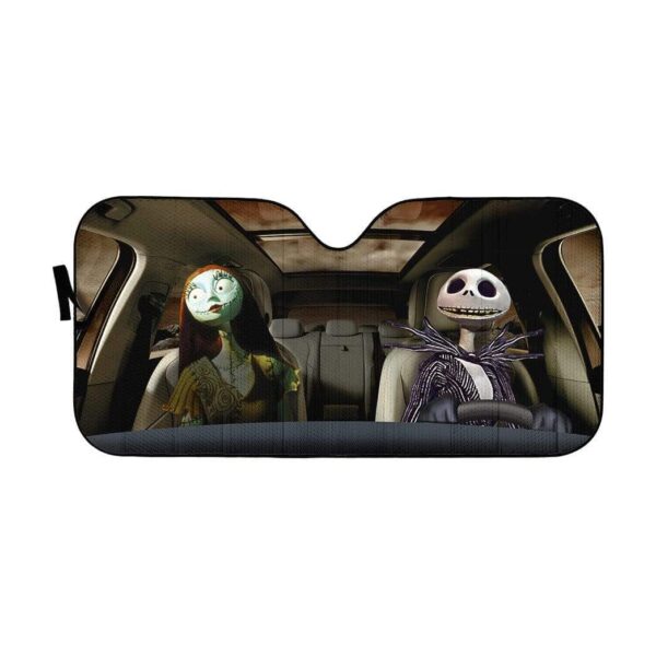 Custom Car Auto Sunshade Corpse Bride HD-GH1681902-SS Auto Sunshade 57''x27.5'' 