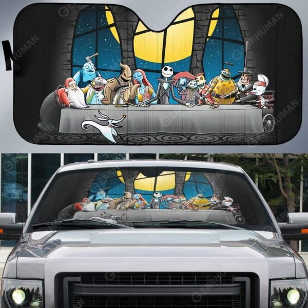 Custom Car Auto Sunshade Dinner Before Christmas HD-TT2681901-SS Auto Sunshade