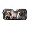 Custom Car Auto Sunshade Elon Musk And Astronaut HD-DT2181937-SS Auto Sunshade 57''x27.5''