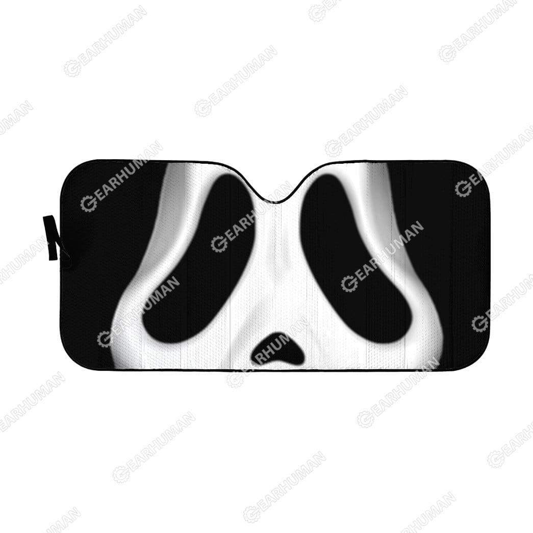 Custom Car Auto Sunshade Ghostface HD-GH1581912-SS Auto Sunshade 57''x27.5''