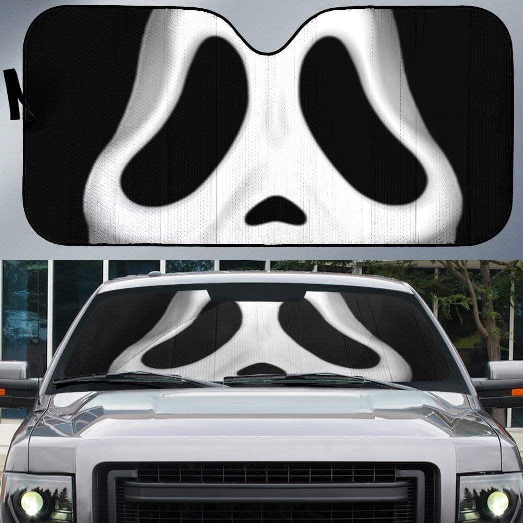 Custom Car Auto Sunshade Ghostface HD-GH1581912-SS Auto Sunshade