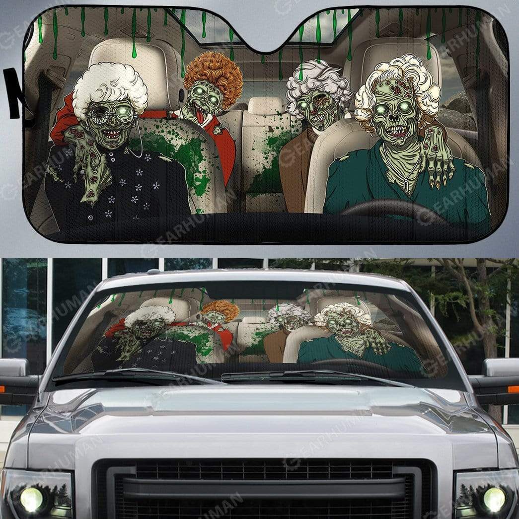 Custom Car Auto Sunshade Golden Ghouls HD-DT2481913-SS Auto Sunshade