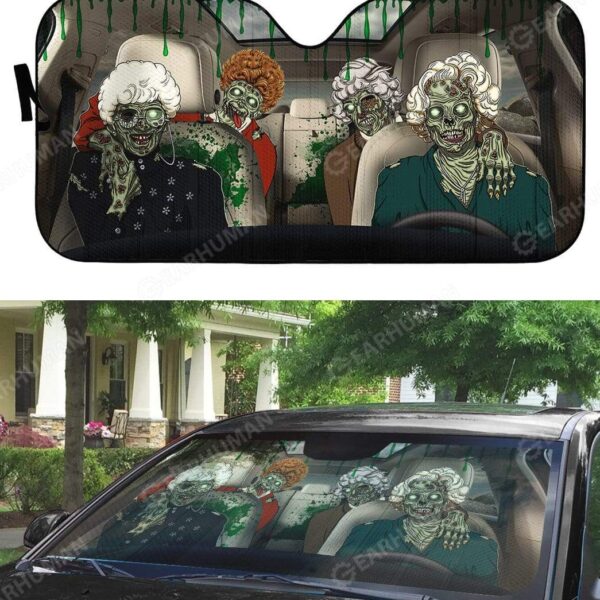 Custom Car Auto Sunshade Golden Ghouls HD-DT2481913-SS Auto Sunshade
