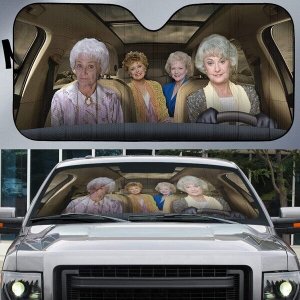 Custom Car Auto Sunshade Golden Girls HD-GH1681903-SS Auto Sunshade 