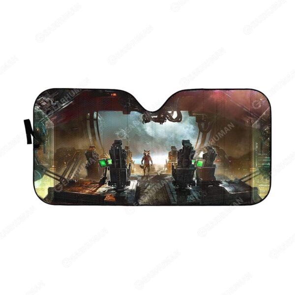 Custom Car Auto Sunshade Guardians of the Galaxy HD-GH1981907-SS Auto Sunshade 57''x27.5'' 
