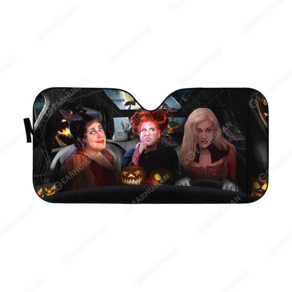 Custom Car Auto Sunshade Hocus Pocus HD-GH1981905-SS Auto Sunshade 57''x27.5'' 