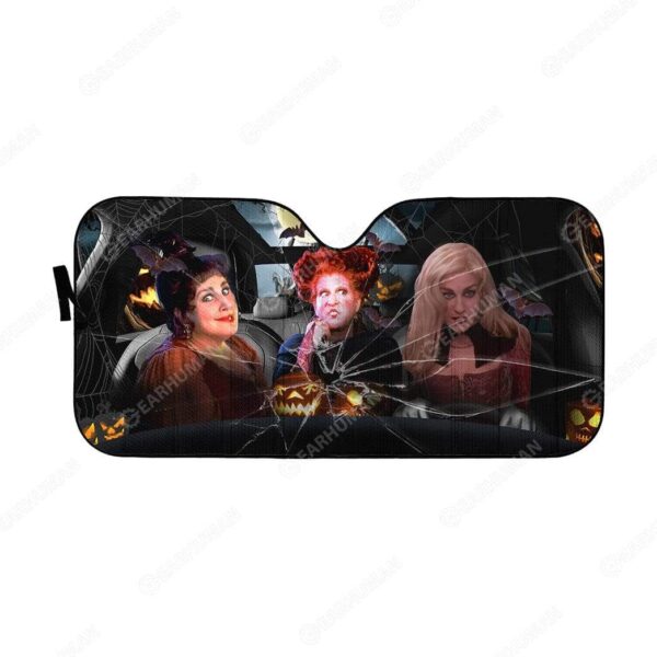 Custom Car Auto Sunshade Hocus Pocus HD-GH1981906-SS Auto Sunshade 57''x27.5'' 