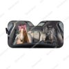 Custom Car Auto Sunshade Horse HD-GH1481912-SS Auto Sunshade 57''x27.5'' 
