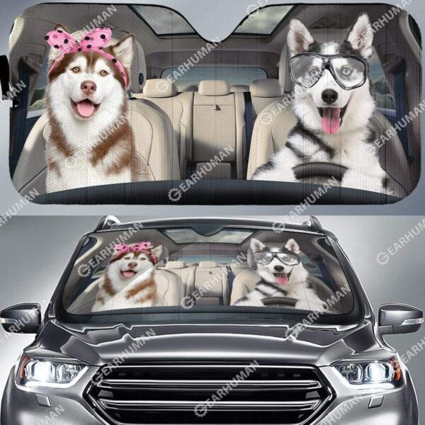 Custom Car Auto Sunshade Husky HD-GH1481902-SS Auto Sunshade 