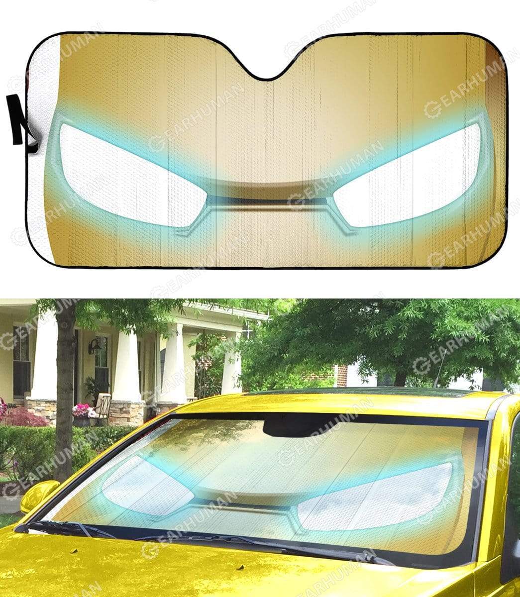 Custom Car Auto Sunshade Ironman HD-GH1581948-SS Auto Sunshade