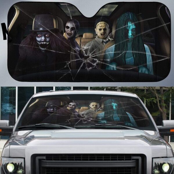 Custom Car Auto Sunshade Mass Murder HD-GH1581946-SS Auto Sunshade 