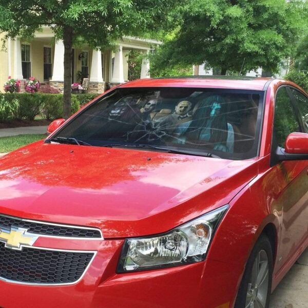 Custom Car Auto Sunshade Mass Murder HD-GH1581946-SS Auto Sunshade 