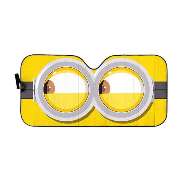Custom Car Auto Sunshade Minion HD-GH1581938-SS Auto Sunshade 57''x27.5'' 
