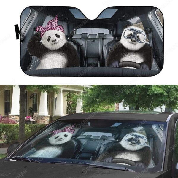 Custom Car Auto Sunshade Panda HD-AT07101902-SS Auto Sunshade 