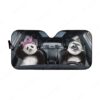 Custom Car Auto Sunshade Panda HD-AT07101902-SS Auto Sunshade 57''x27.5''