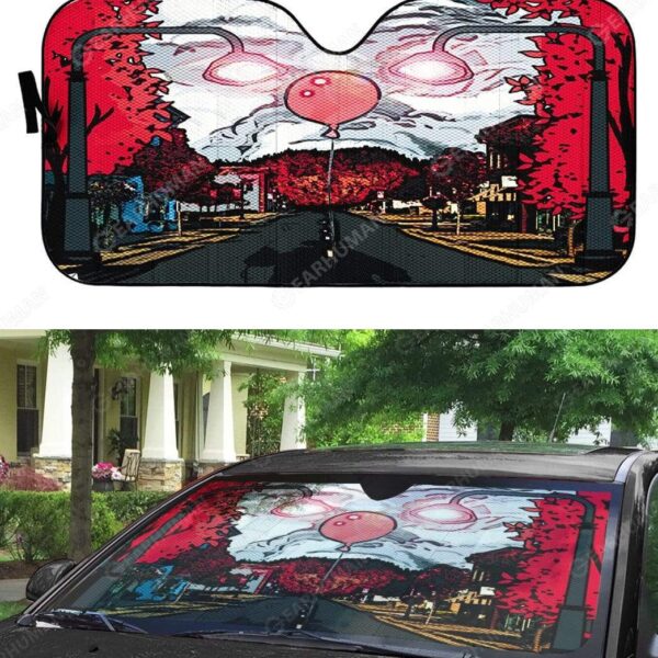 Custom Car Auto Sunshade Pennywise HD-DT2481912-SS Auto Sunshade 