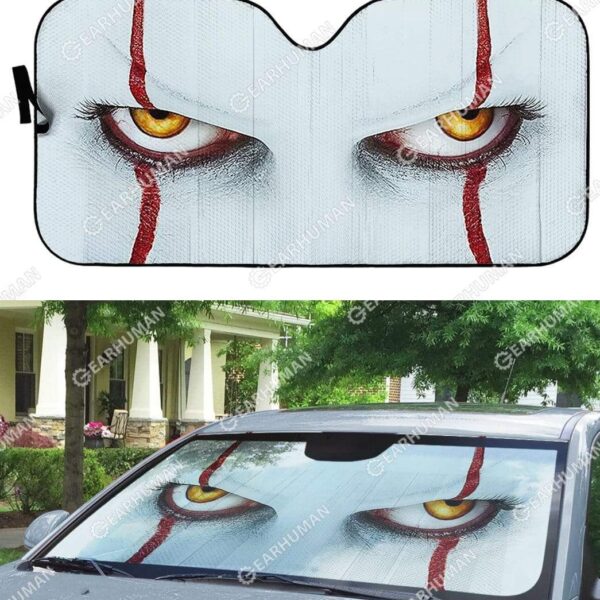 Custom Car Auto Sunshade Pennywise HD-GH1581904-SS Auto Sunshade 