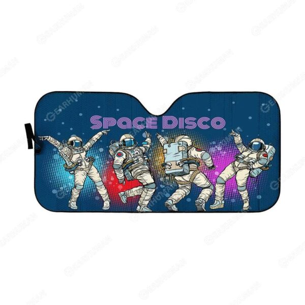 Custom Car Auto Sunshade Space Disco HD-DT2981910-SS Auto Sunshade 57''x27.5'' 