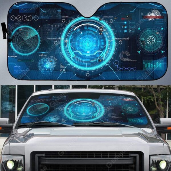 Custom Car Auto Sunshade Spacecraft Control Panel Dashboard HD-DT2181922-SS Auto Sunshade 