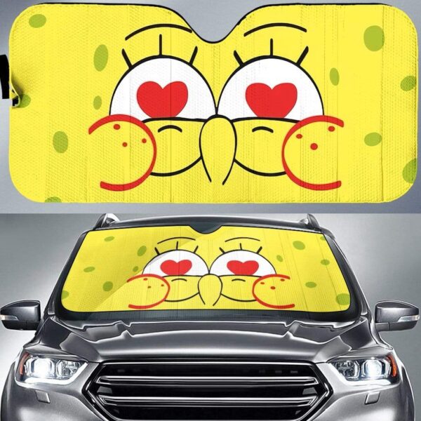 Custom Car Auto Sunshade SpongeBob HD-GH1581919-SS Auto Sunshade 