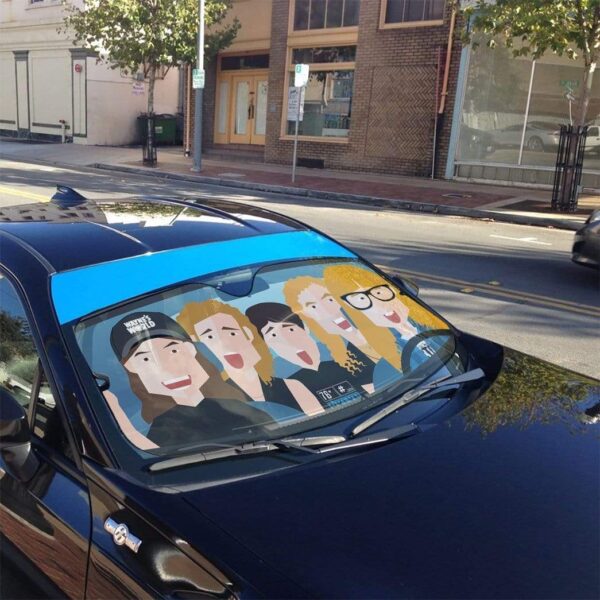 Custom Car Auto Sunshade Wayne's World GN19077 Auto Sunshade 