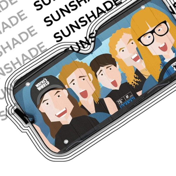 Custom Car Auto Sunshade Wayne's World GN19077 Auto Sunshade 