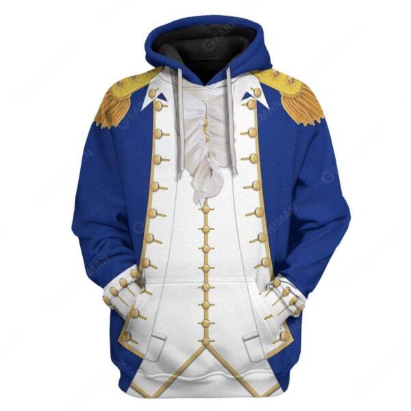 Custom Continental Navy Apparel HD-DT3091910 3D Custom Fleece Hoodies Hoodie S 