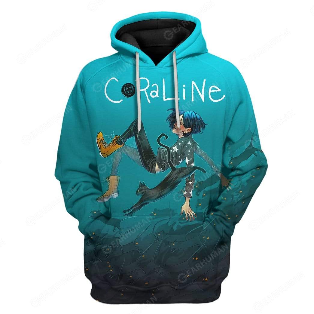 Custom Coraline Apparel HD-TT2681904 3D Custom Fleece Hoodies Hoodie S