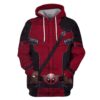 Custom Deadpool Apparel HD-GH1106103 3D Custom Fleece Hoodies Hoodie S