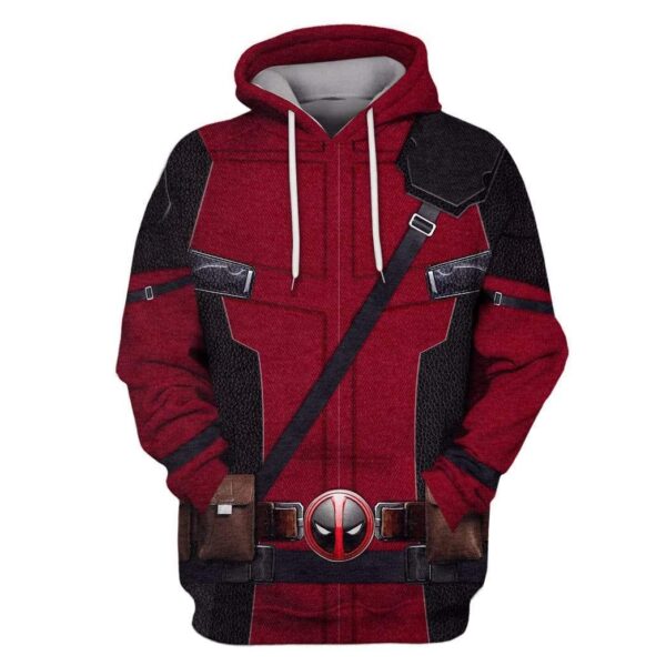 Custom Deadpool Apparel HD-GH1106103 3D Custom Fleece Hoodies Hoodie S 