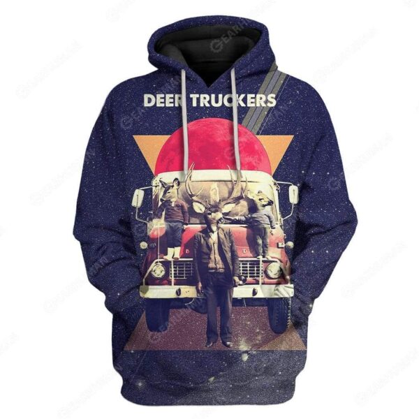 Custom Deer Truckers Apparel HD-DT2181908 3D Custom Fleece Hoodies Hoodie S 