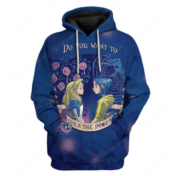 Custom Do You Want To Open The Door Apparel HD-TT2681902 3D Custom Fleece Hoodies Hoodie S 