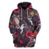 Custom Flowers and Astronauts Apparel HD-AT0391909 3D Custom Fleece Hoodies Hoodie S