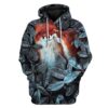 Custom Fox Apparel HD-DT2281921 3D Custom Fleece Hoodies Hoodie S