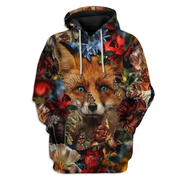 Custom Fox Apparel HD-GH2281909 3D Custom Fleece Hoodies Hoodie S 