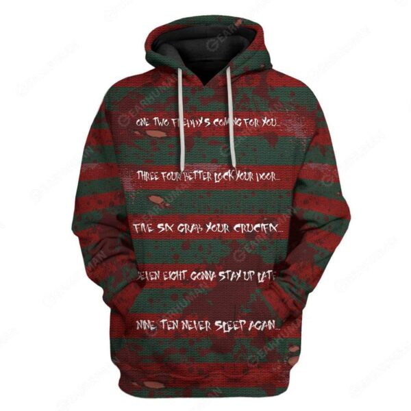 Custom Freddy's Poem Apparel HD-GH2281929 3D Custom Fleece Hoodies Hoodie S 