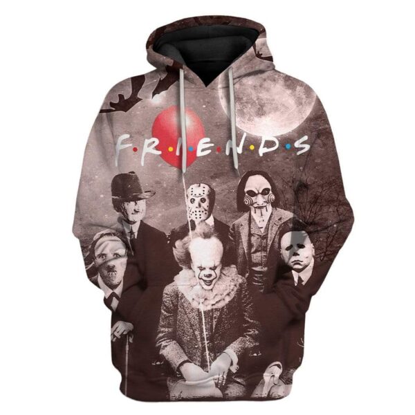 Custom Friends Apparel HD-GH1981902 3D Custom Fleece Hoodies Hoodie S 