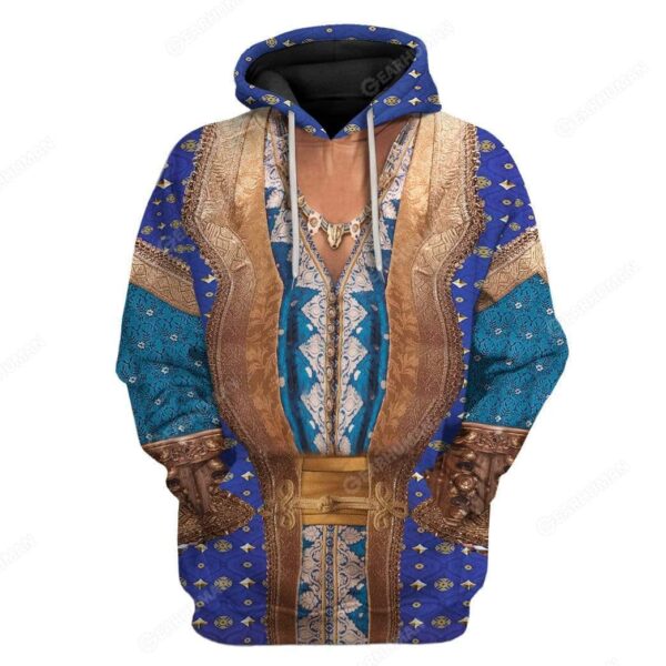 Custom Genie Apparel HD-AT01101904 3D Custom Fleece Hoodies Hoodie S 
