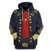 Custom George Armstrong Custer Apparel HD-AT1491903 3D Custom Fleece Hoodies Hoodie S