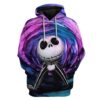 Custom Jack Skellington Apparel HD-TT2881902 3D Custom Fleece Hoodies Hoodie S