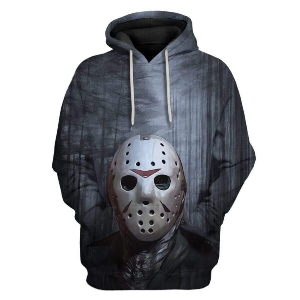 Custom Jason Voorhees Apparel HD-AT2381909 3D Custom Fleece Hoodies Hoodie S 