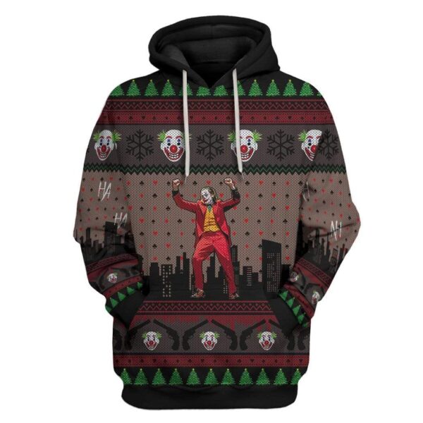 Custom Joker Ugly Sweater Apparel HD-DT11101911 3D Custom Fleece Hoodies Hoodie S 