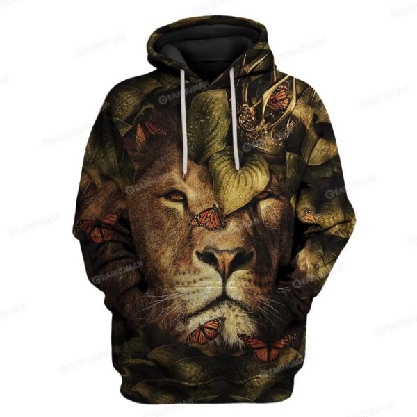 Custom Lion Apparel HD-GH2181901 3D Custom Fleece Hoodies Hoodie S 