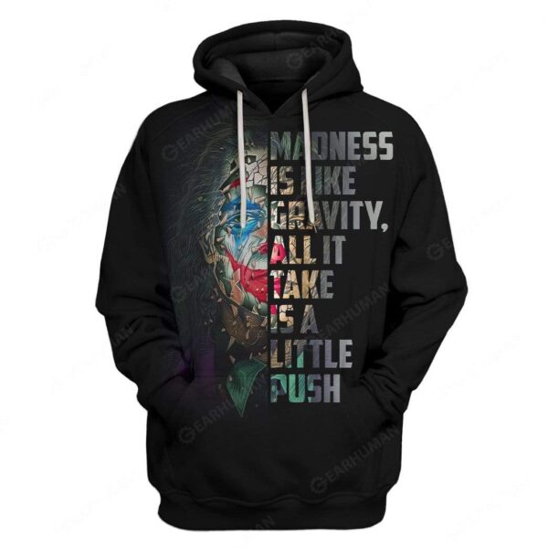 Custom Madness Is Like Gravity Apparel HD-TT2481903 3D Custom Fleece Hoodies Hoodie S 