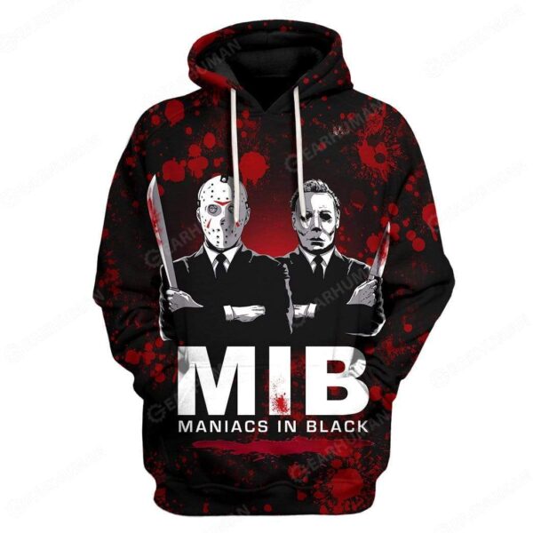 Custom Maniacs In Black Apparel HD-AT2381912 3D Custom Fleece Hoodies Hoodie S 